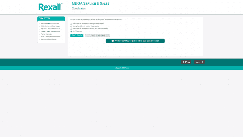 rexall app, user interface screenshot 03