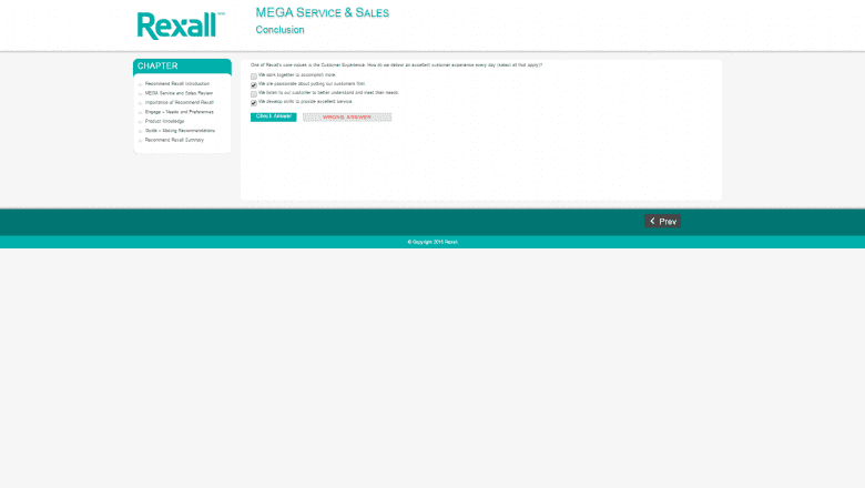 rexall app, user interface screenshot 04