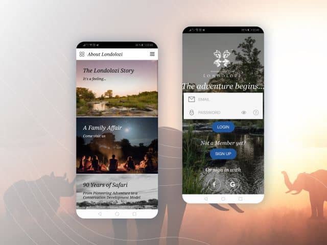 londolozi travel app, academy smart developed