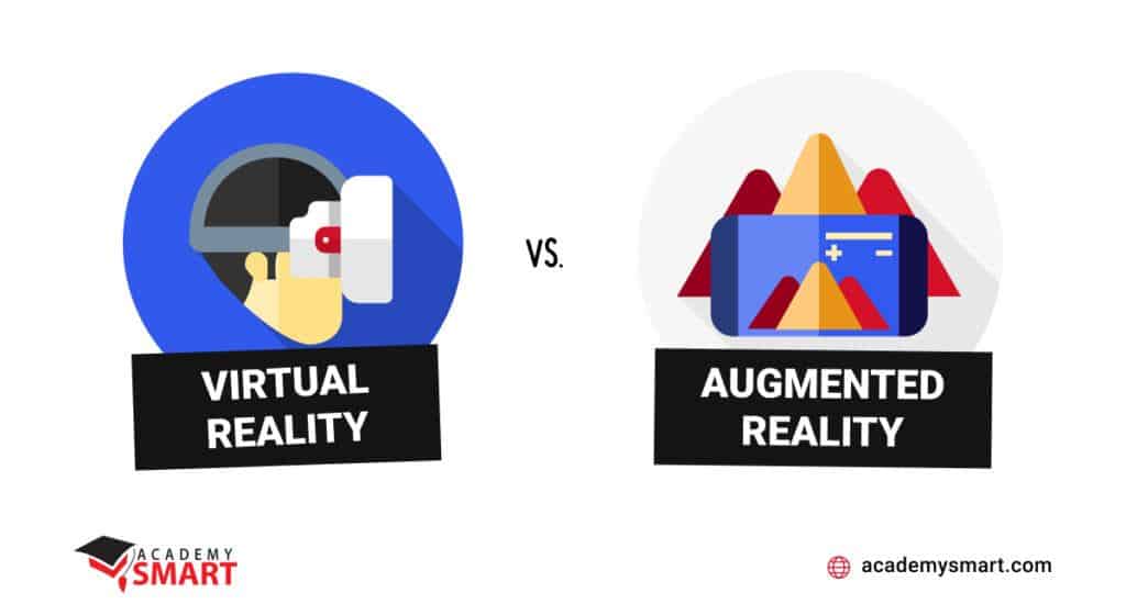 concepts of virtual reality vs augmented reality 
