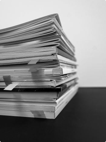 stack of whitepapers