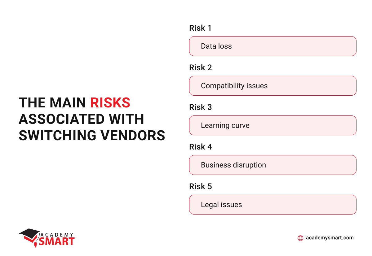 risks of switching IT vendors