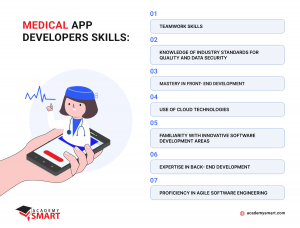 skills for healthcare app developers
