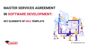 the development company enters into a master service agreement with the customer