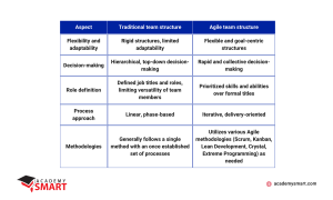 software development team structure: traditional vs agile