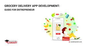 user orders home delivery of groceries using a mobile application