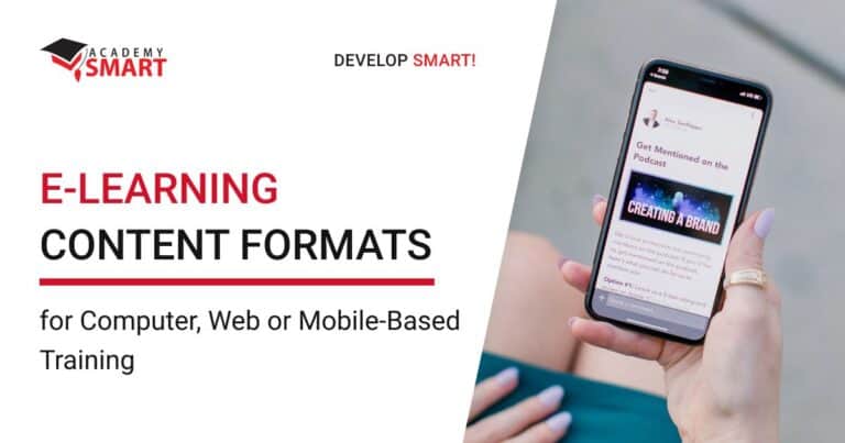 8 types and formats of eLearning content