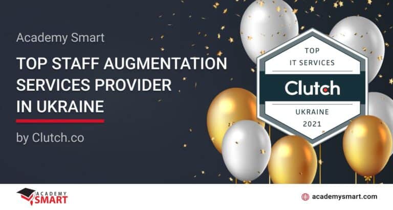 ACADEMY SMART IS NAMED A TOP STAFF AUGMENTATION SERVICES PROVIDER IN UKRAINE BY CLUTCH.CO