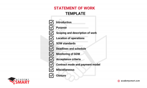 Sample SOW for software development: common structure of document