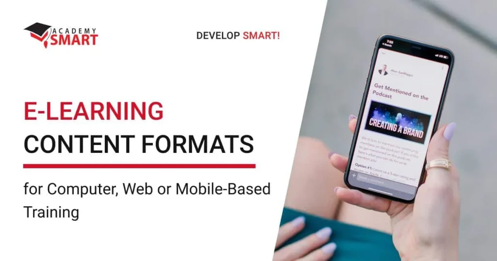 8 types and formats of eLearning content