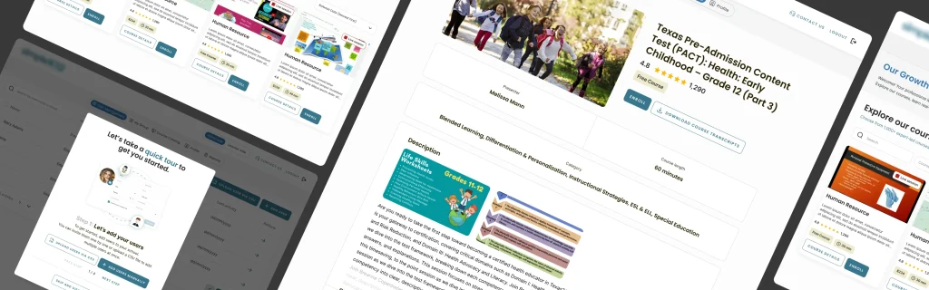 Teachers of Tomorrow Builds  a Custom Portal on Top of LearnUpon to Centralize User Management
