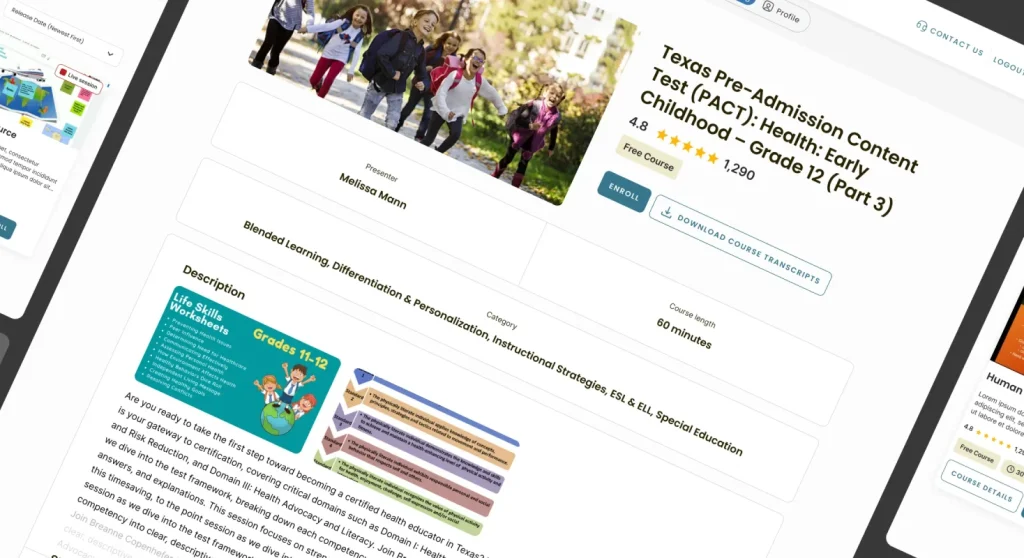 Teachers of Tomorrow Builds  a Custom Portal on Top of LearnUpon to Centralize User Management