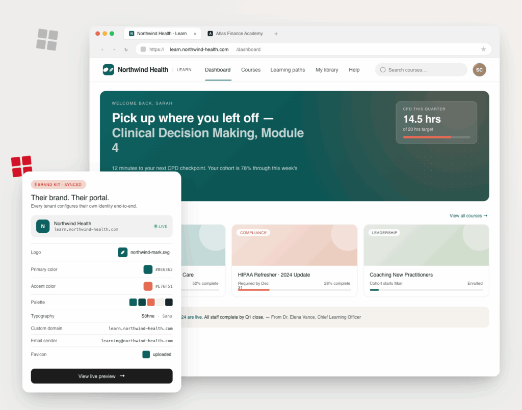 White-label branding: Deliver a product that feels built for your client