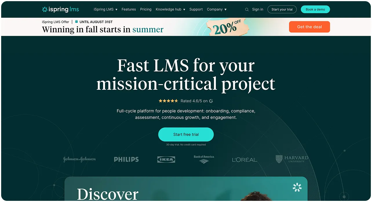 iSpring LMS